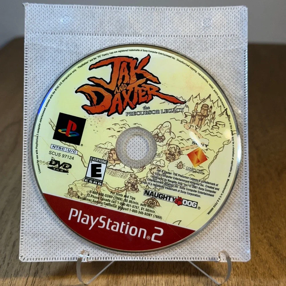 Sony Jak and Daxter The Precursor Legacy PS2 TESTED Disc Only GOOD Platformer